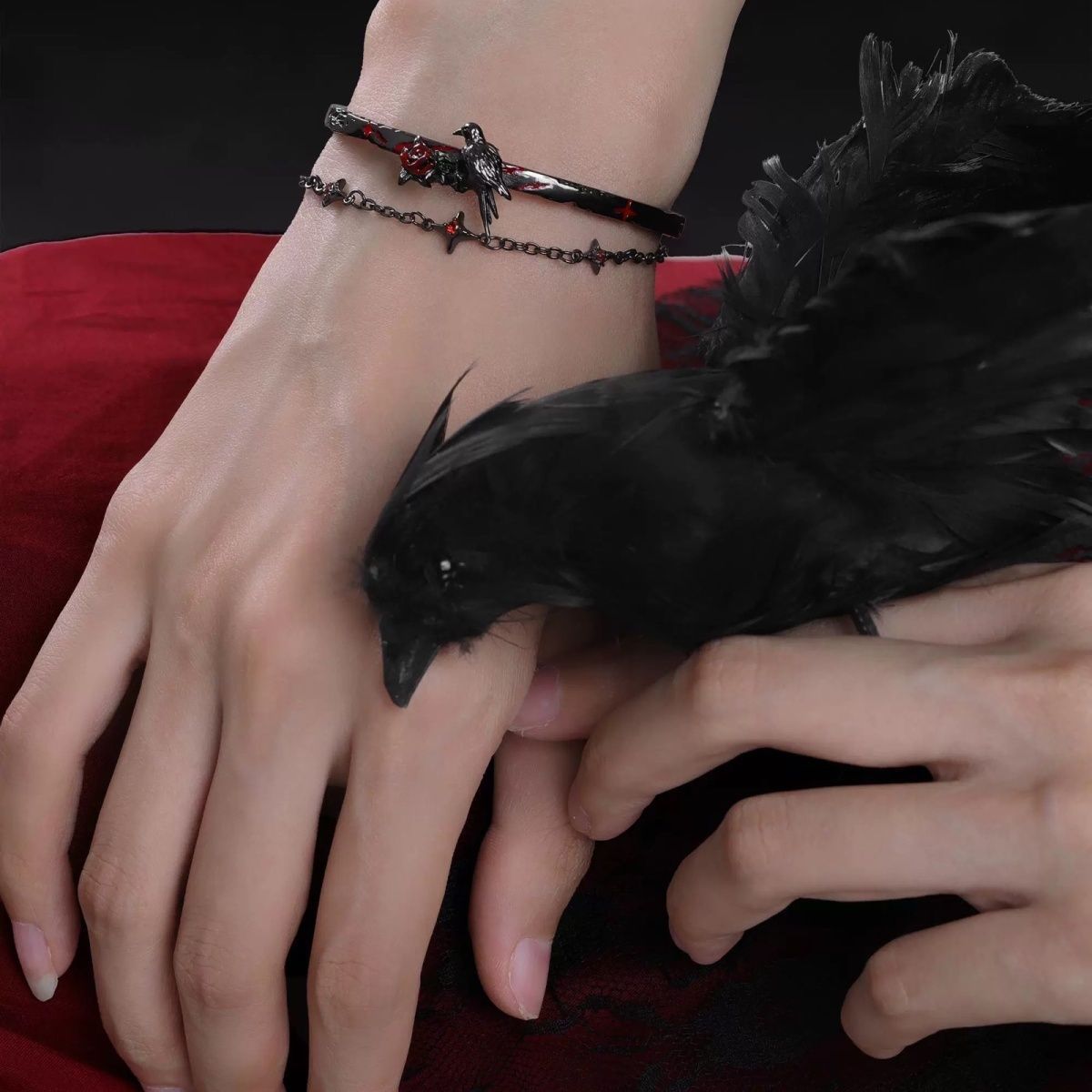 Dark-style Raven Bracelet