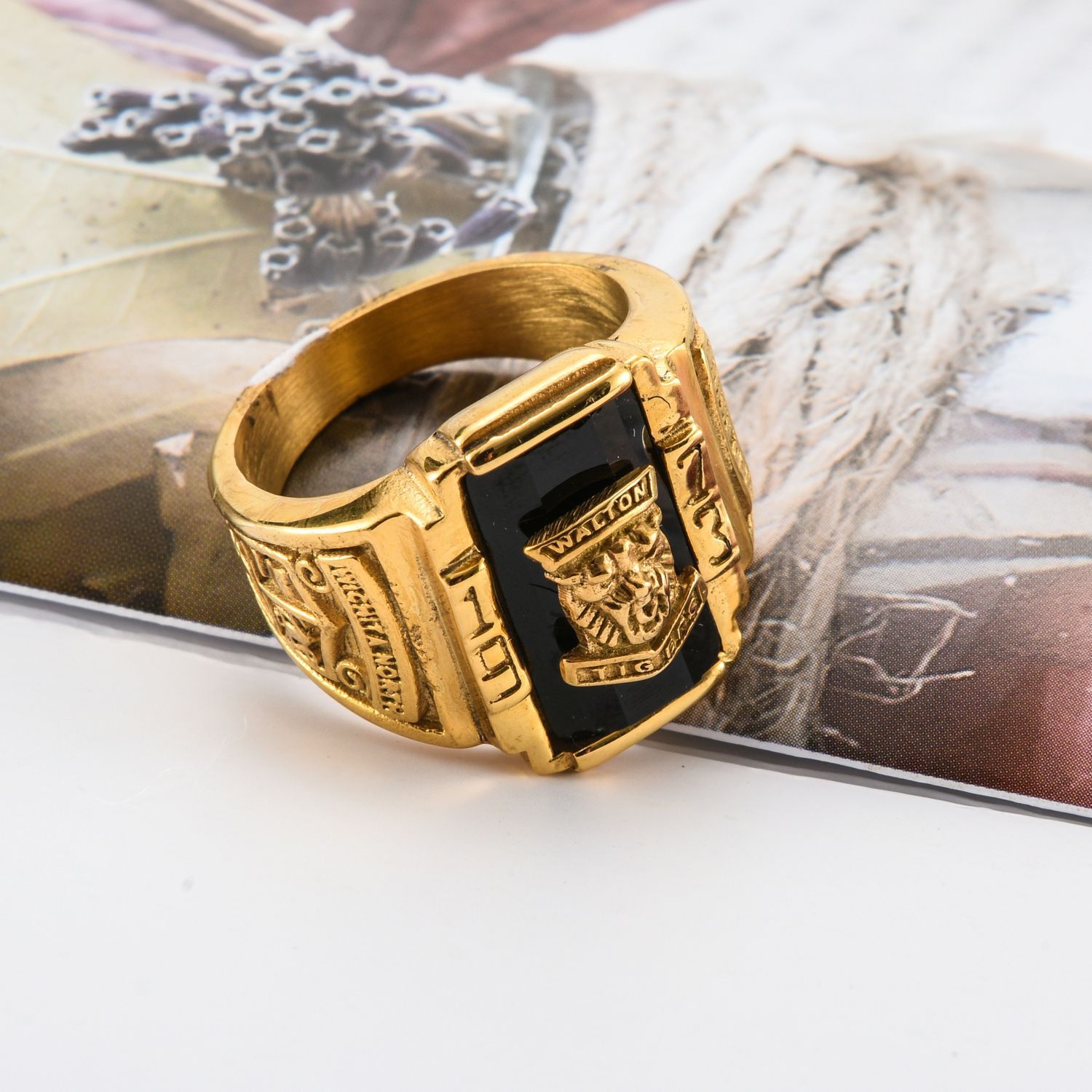 1973 Walton Tiger Head Ring