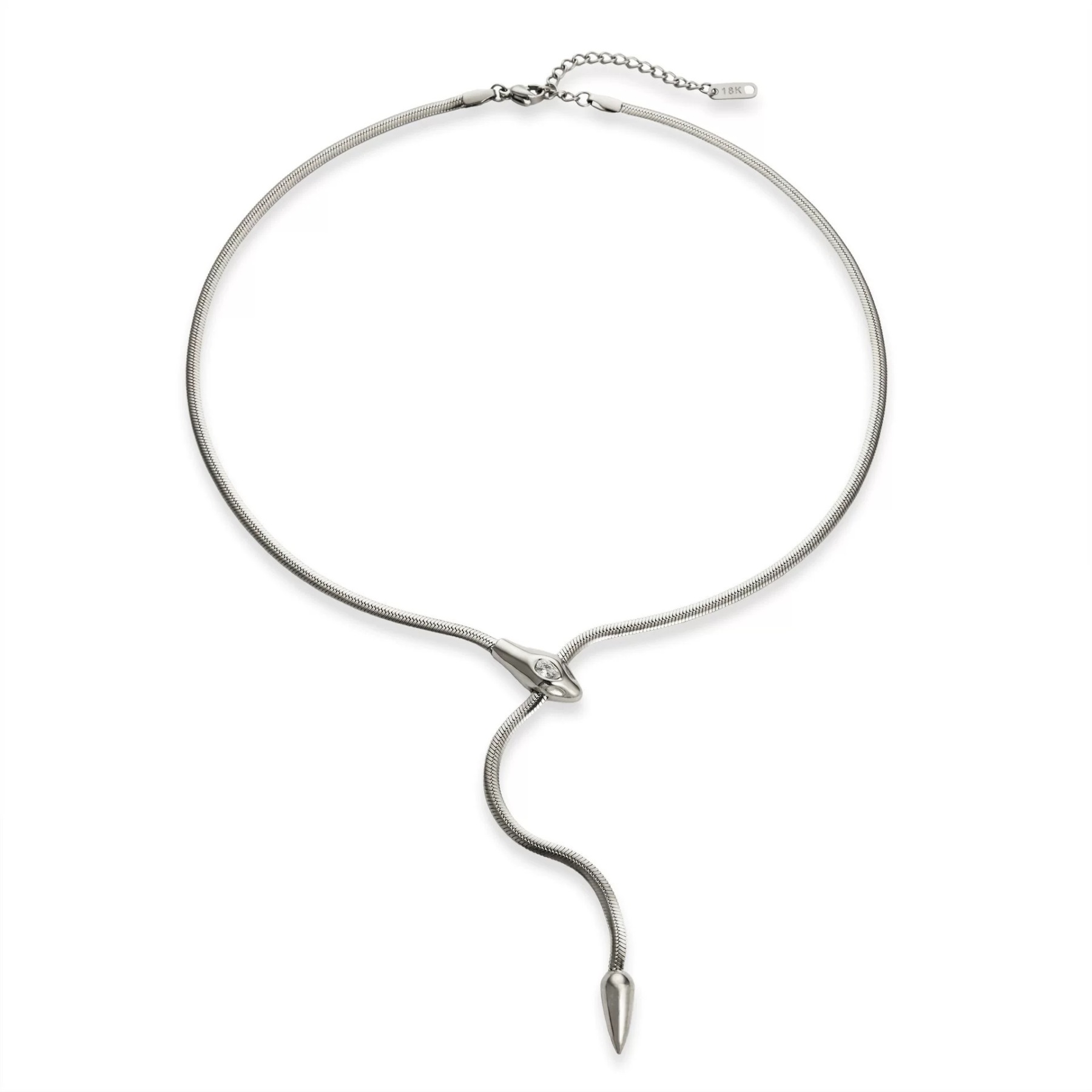 Snake bone necklace