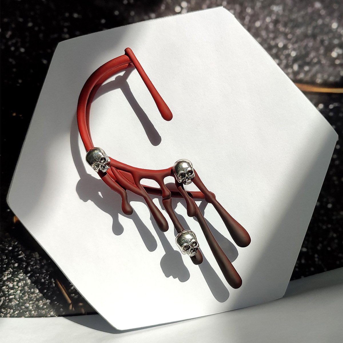 Halloween Lava Earrings