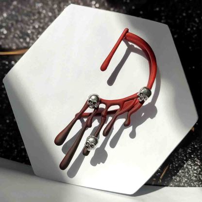 Halloween Lava Earrings