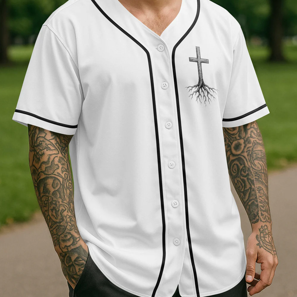 Man Of Faith Rooted In Christ All Over Print Jersey