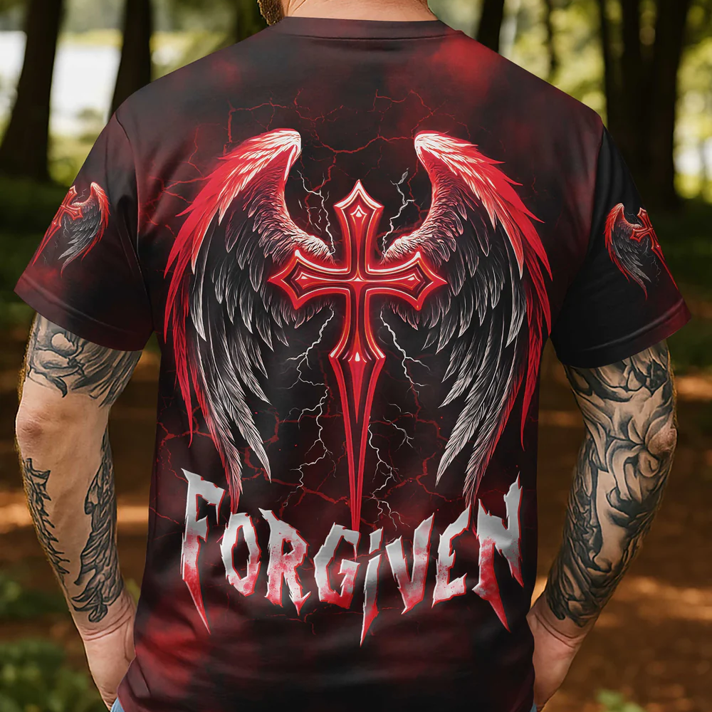 Forgiven All Over Print T-Shirt