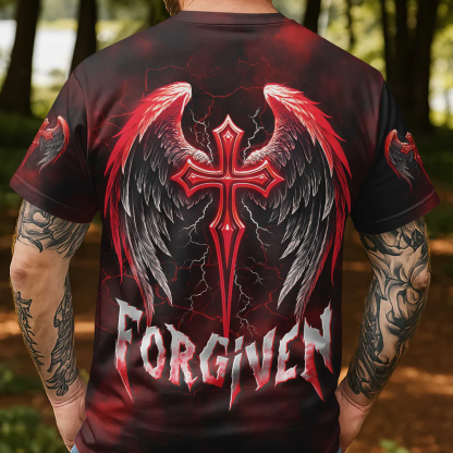 Forgiven All Over Print T-Shirt