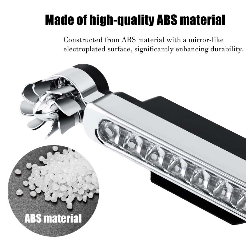 Wind-powered LED lights