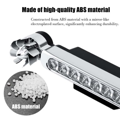 Wind-powered LED lights