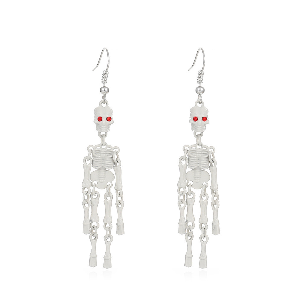 Ghost Skeleton Earrings