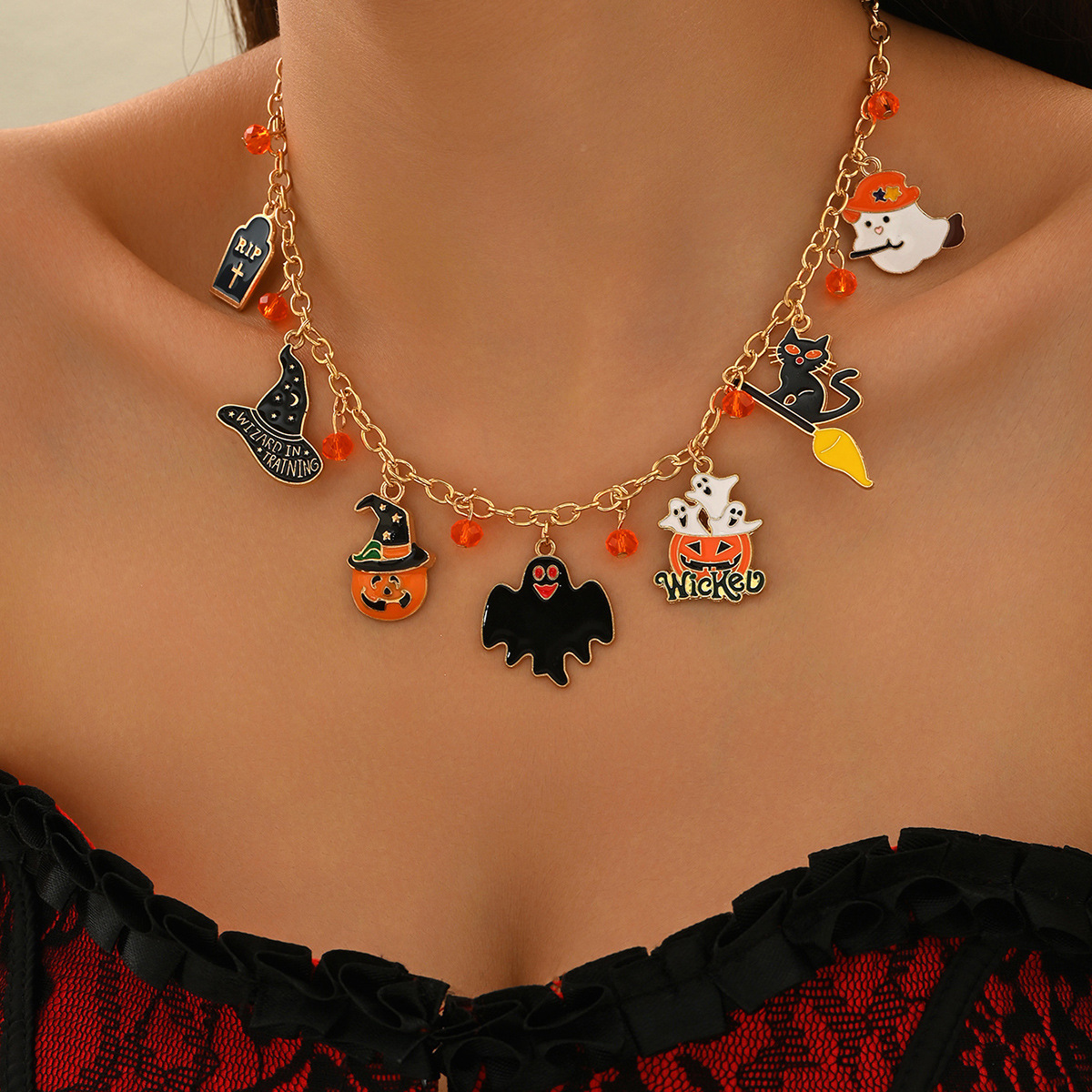 Halloween necklace
