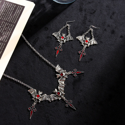 Halloween Gothic Necklace Set