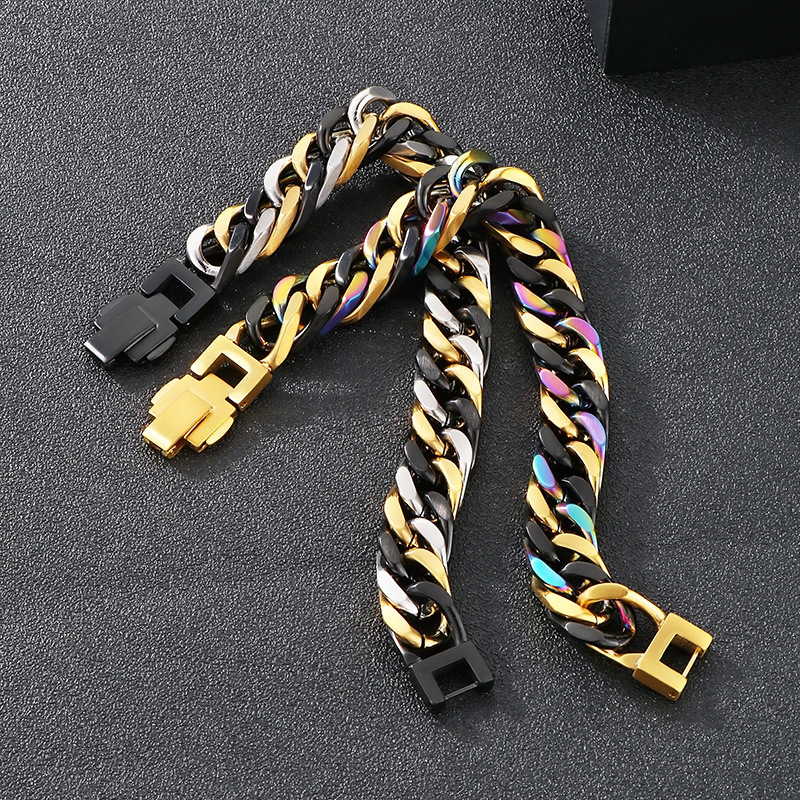 Simple mixed color bracelet