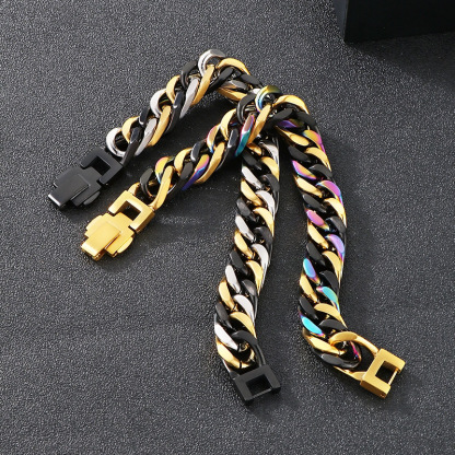 Simple mixed color bracelet