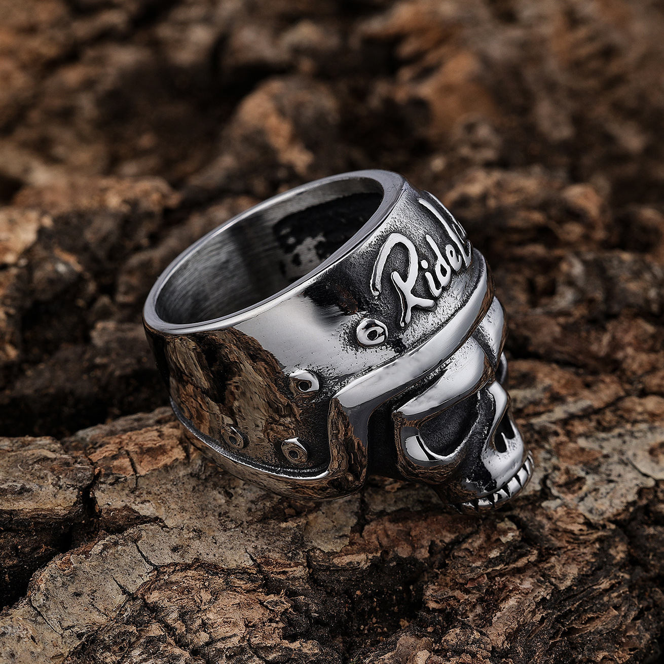 Biker Skull Ring
