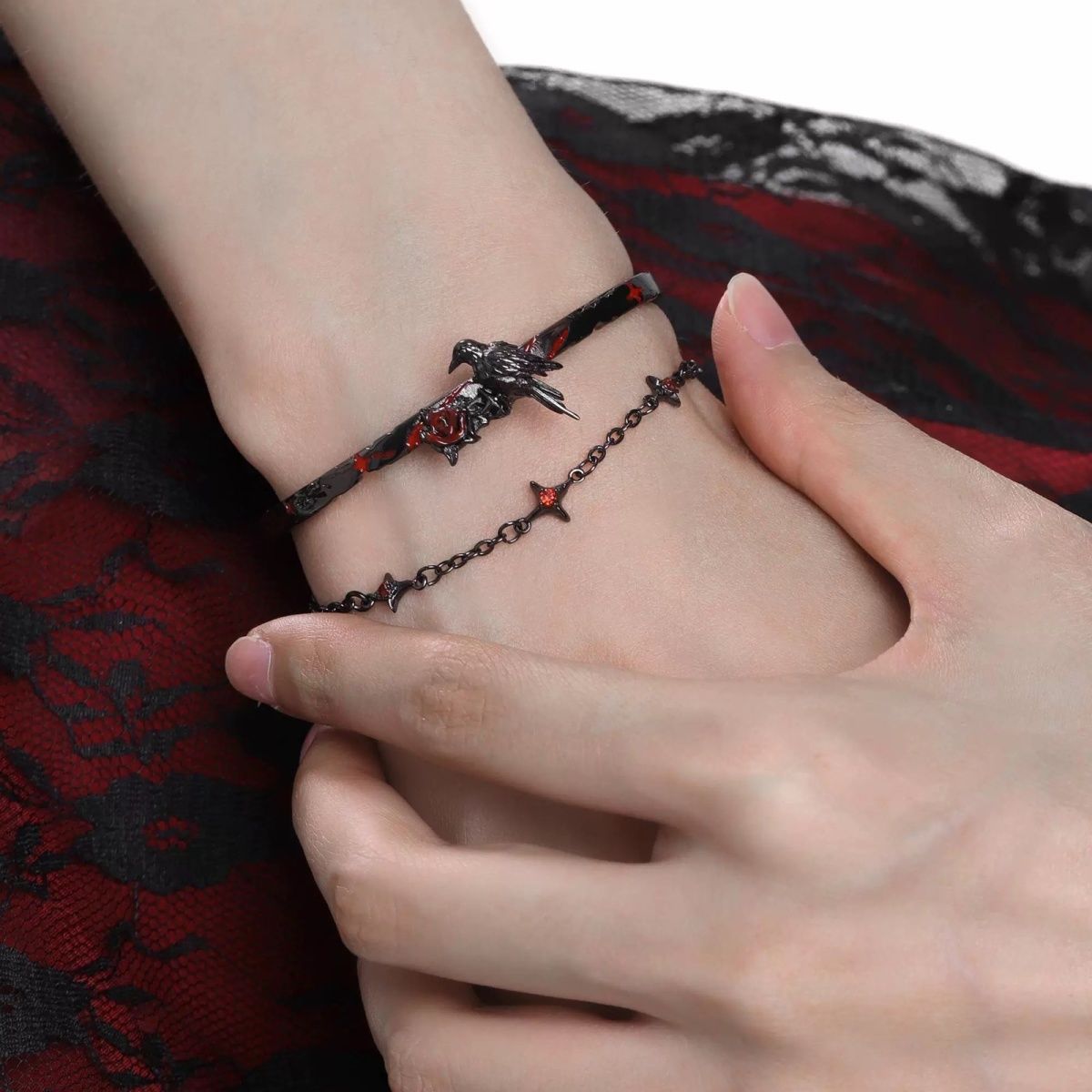 Dark-style Raven Bracelet