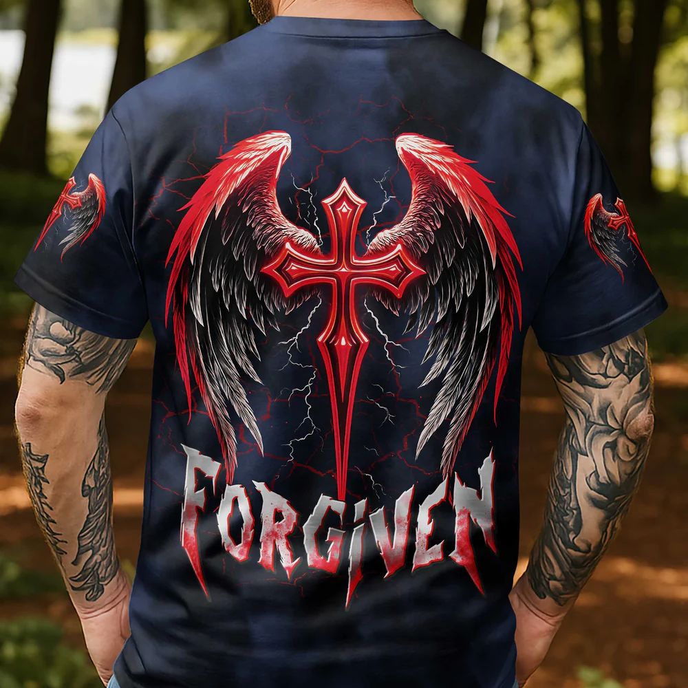 Forgiven All Over Print T-Shirt
