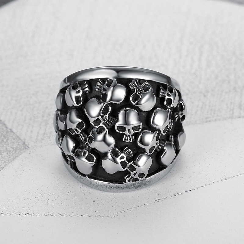 Skull Punk Men's Ring