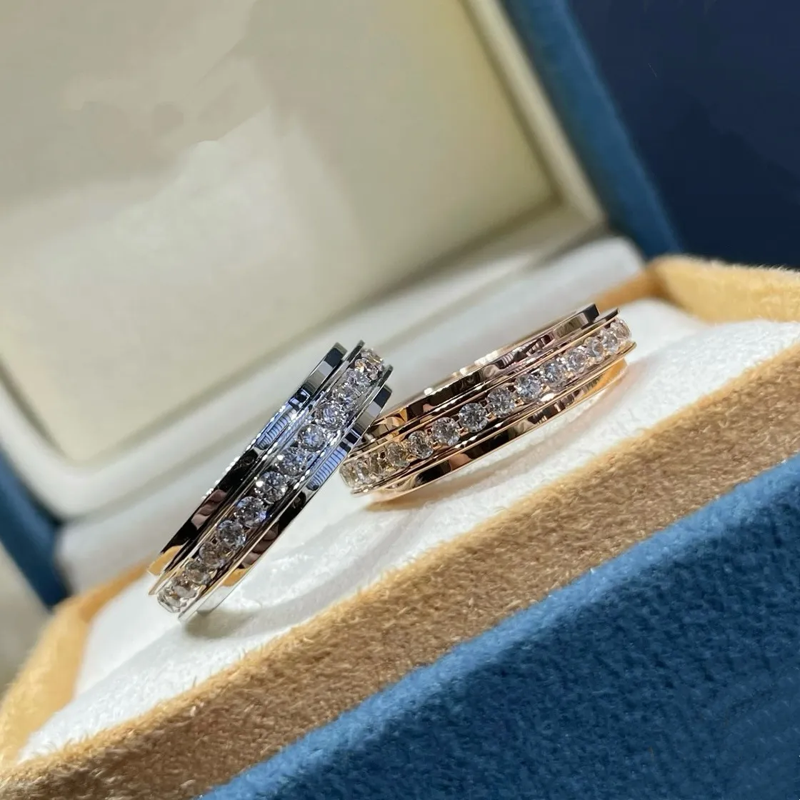 Rotatable diamond ring