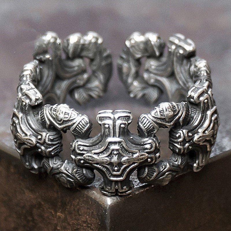 Gothic cross ring