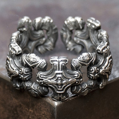 Gothic cross ring