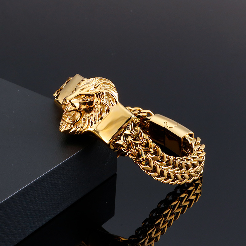 Lion head bracelet