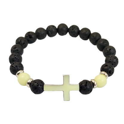 Luminous Cross Bracelet