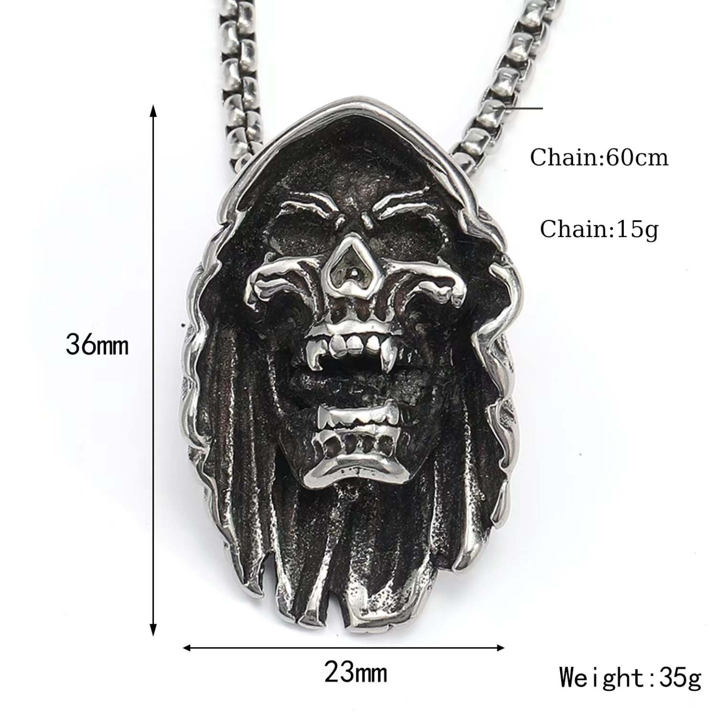 Death Demon Necklace