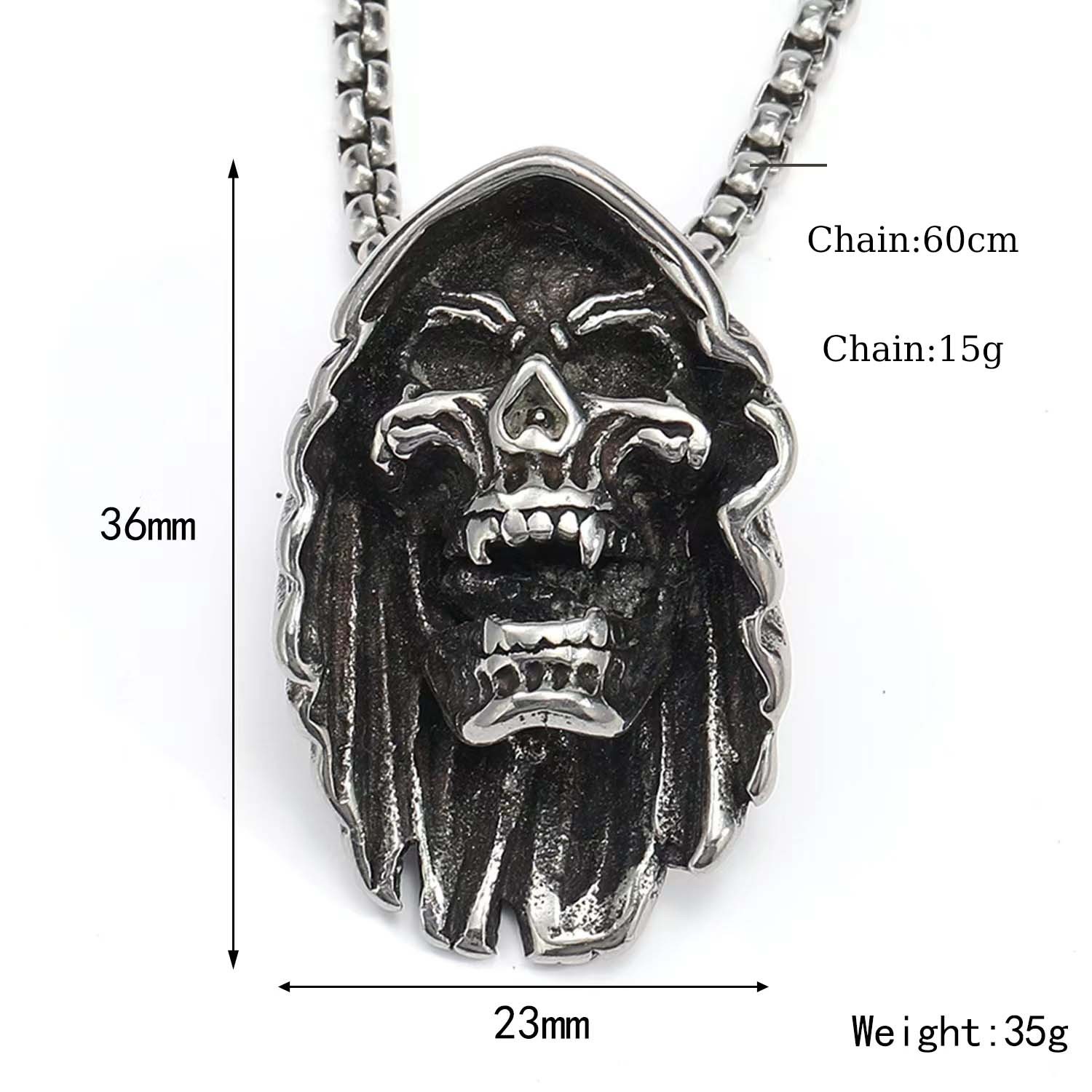 Death Demon Necklace