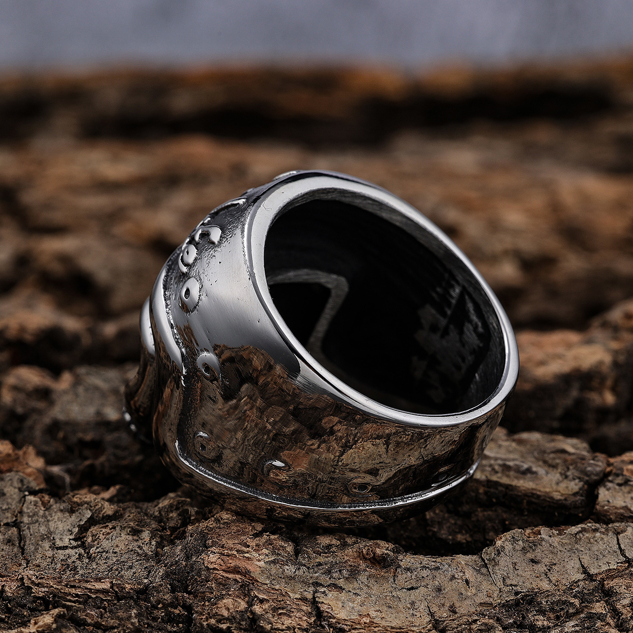Biker Skull Ring