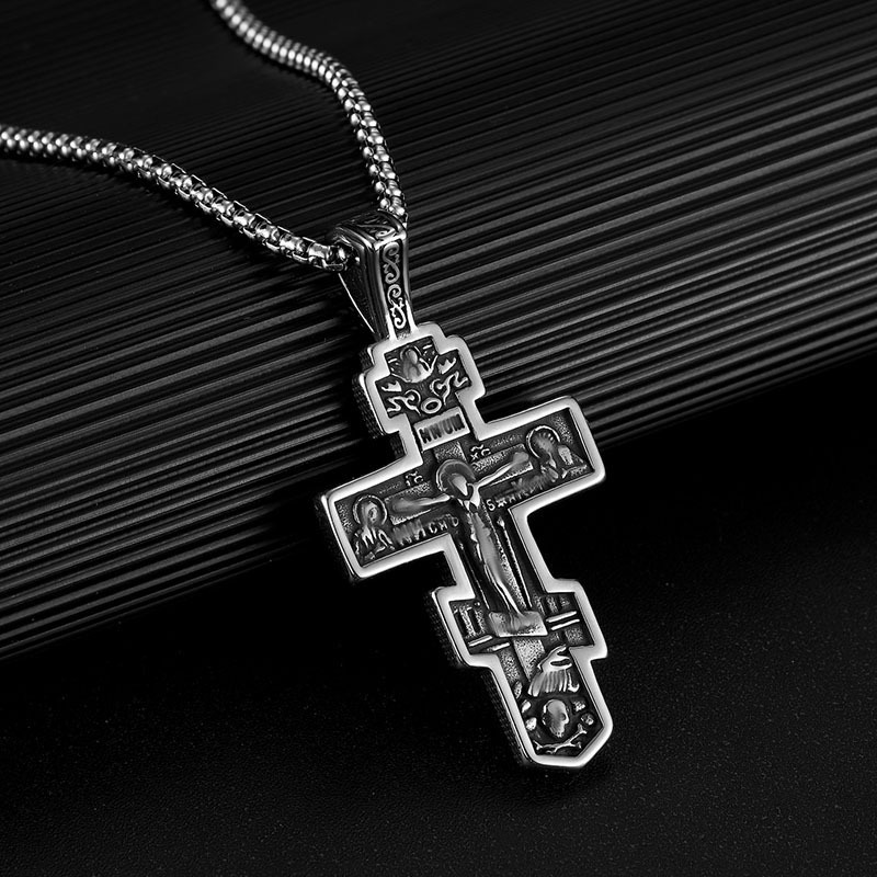 Vintage Orthodox Crucifix Necklace Series