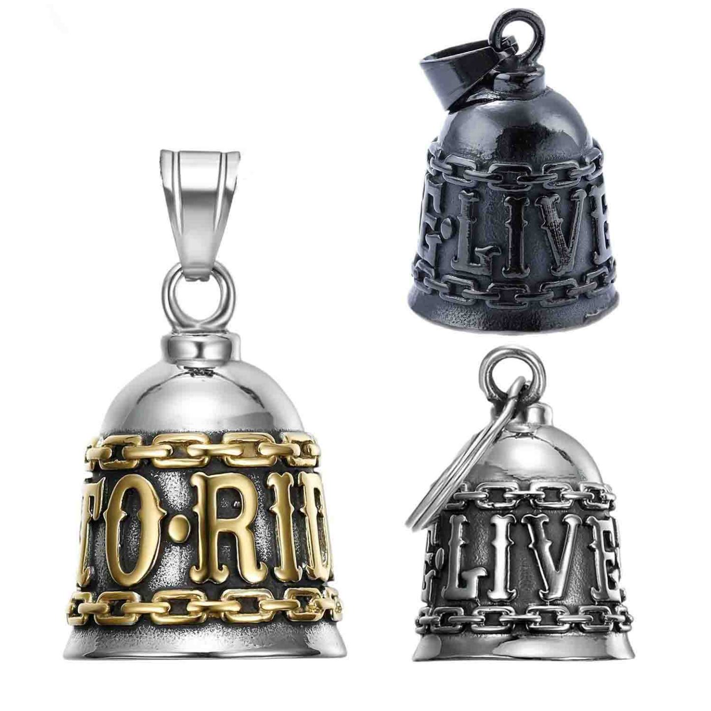 Motorcycle Patron Saint - LIVE TO RIDE Pendant