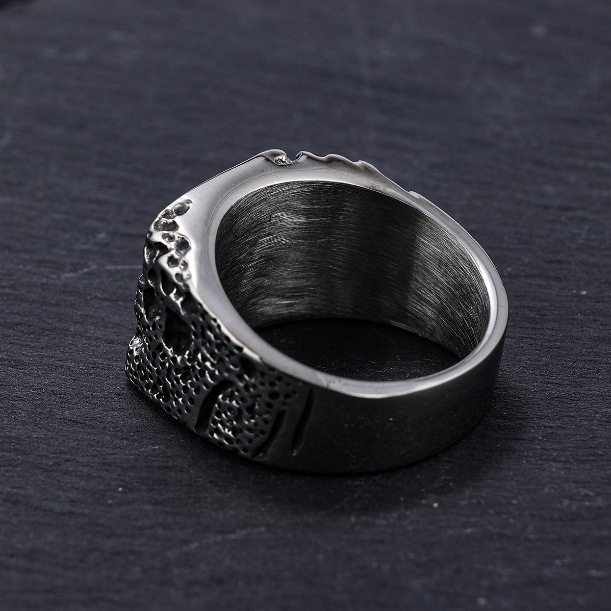 Skull design 925 silver ring