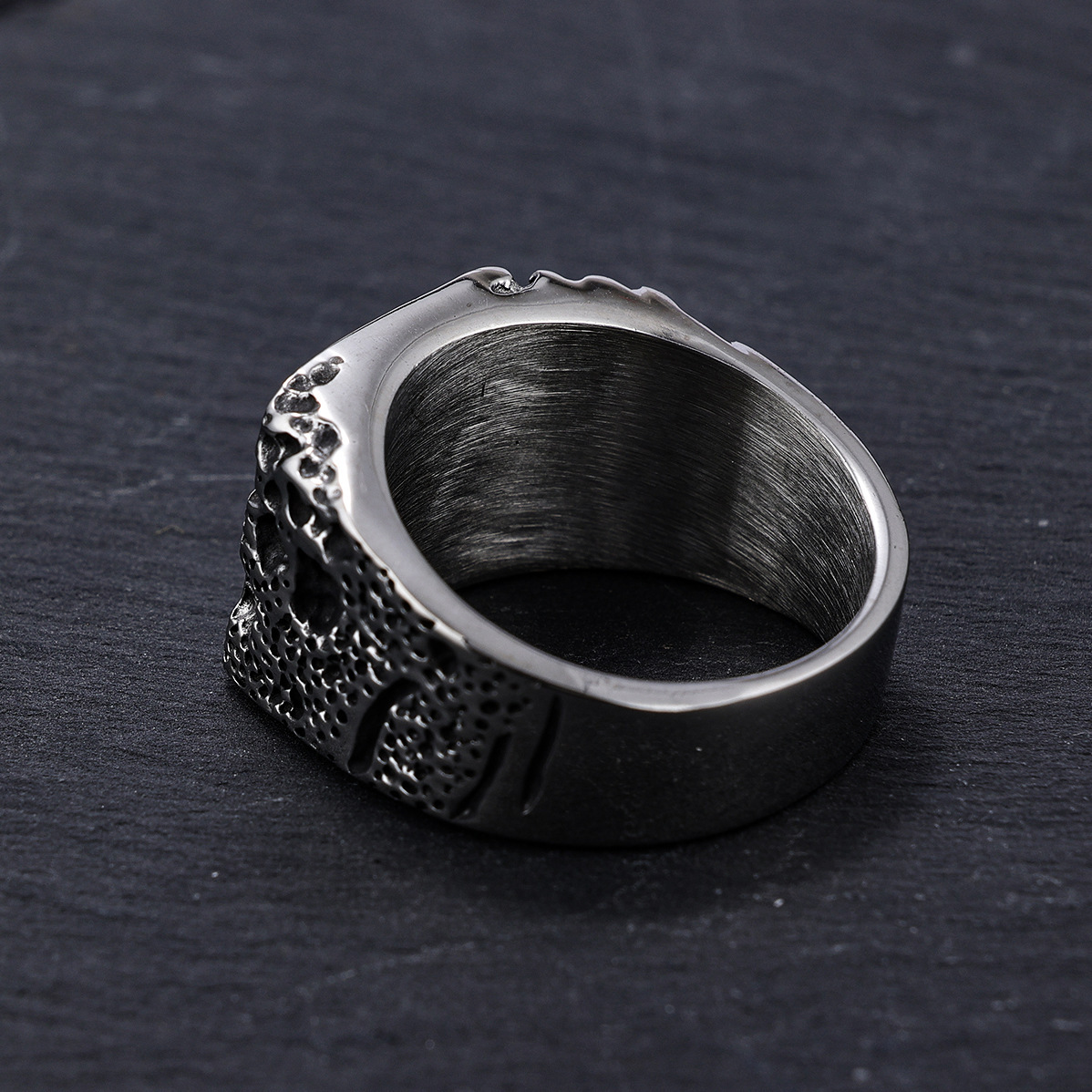 Skull design 925 silver ring