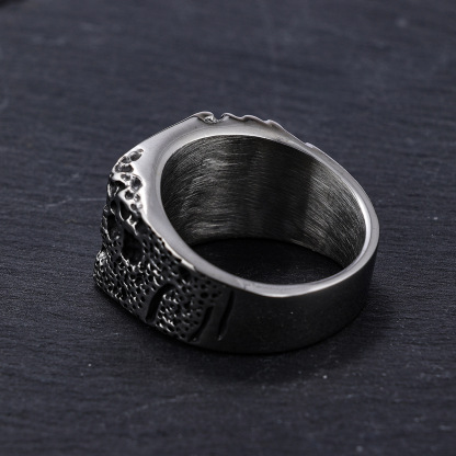 Skull design 925 silver ring