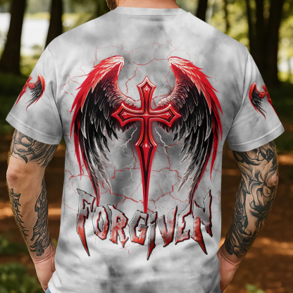 Forgiven All Over Print T-Shirt