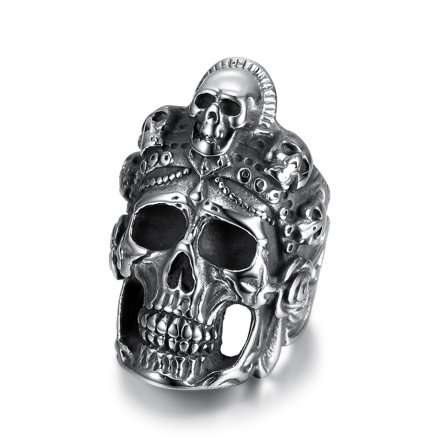 Northern Ghost Army Skull 925 Silver Ring
