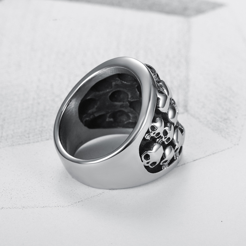 Skull Punk Men's Ring