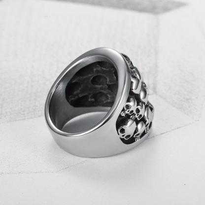 Skull Punk Men's Ring