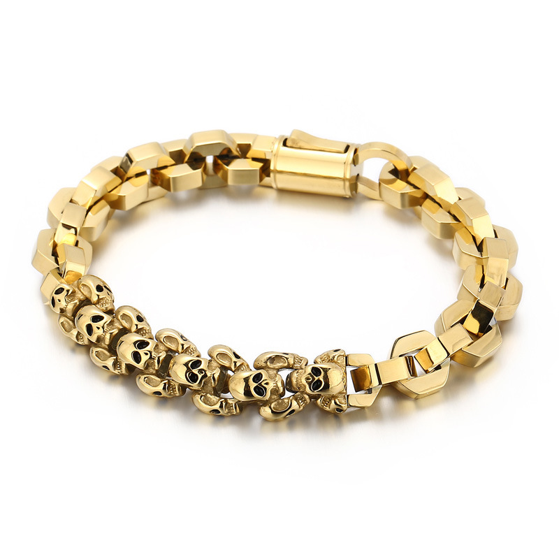 Spliced ​​skull polygon bracelet