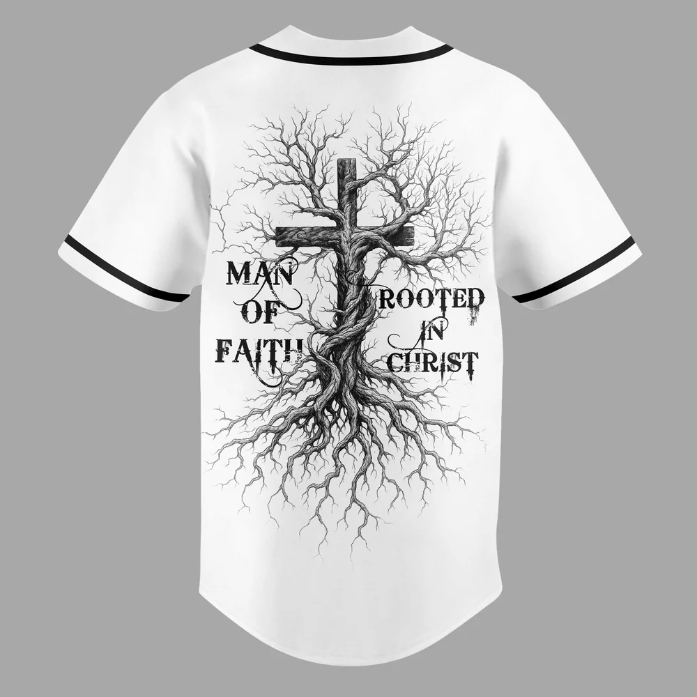 Man Of Faith Rooted In Christ All Over Print Jersey