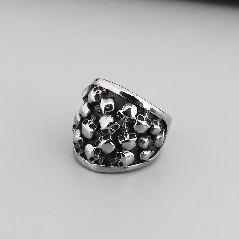 Skull Punk Men's Ring