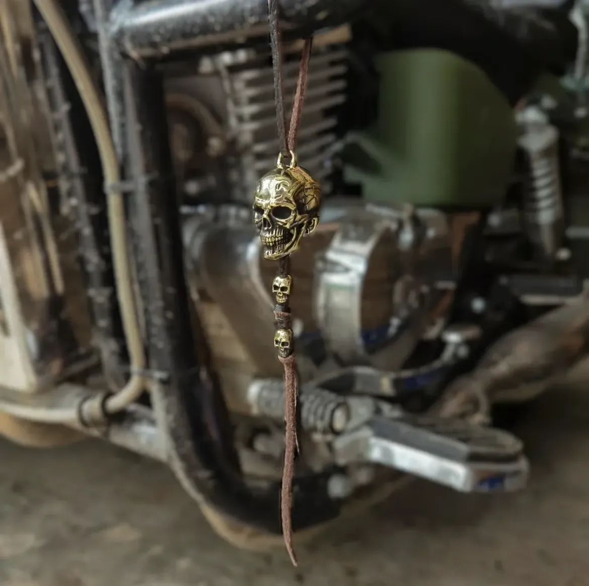 Motorcycle Guardian Riding Bell Accessory Keychain
