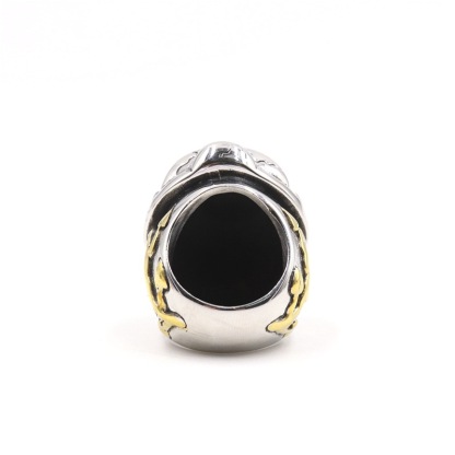 Double Gun Skull Ring