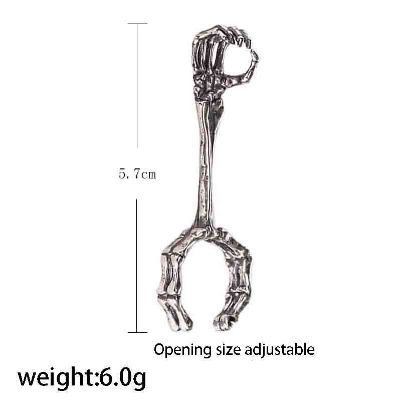 Hand bone smoking ring