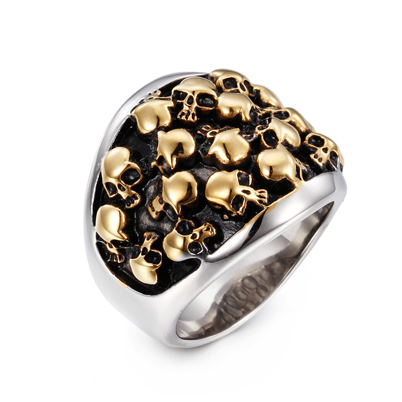 Skull Punk Men's Ring