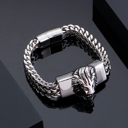 Lion head bracelet