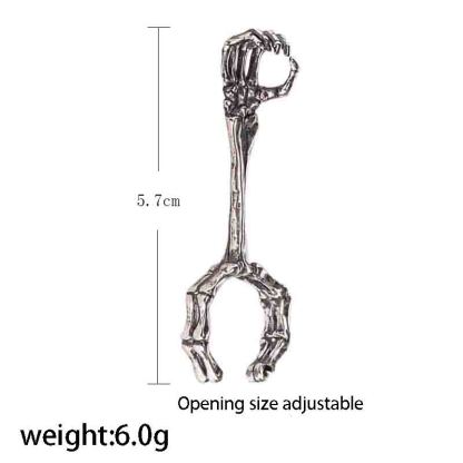 Hand bone smoking ring