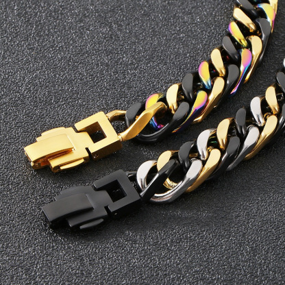 Simple mixed color bracelet