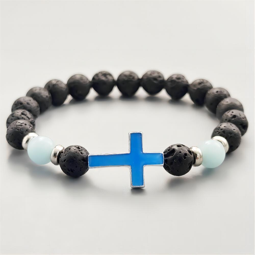 Luminous Cross Bracelet