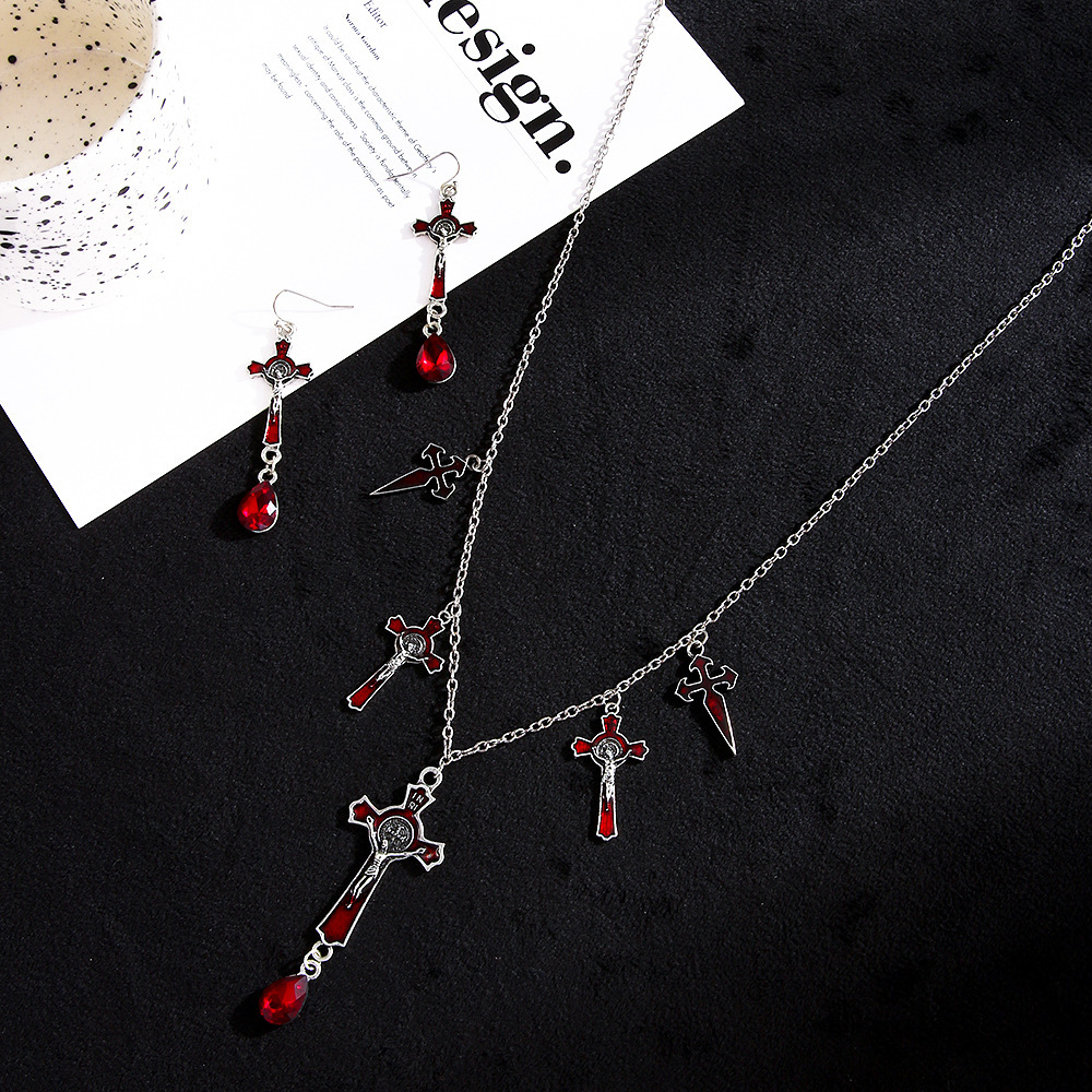 Halloween Gothic Necklace Set