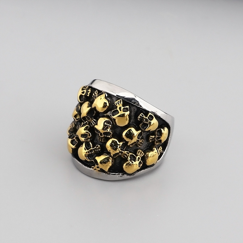 Skull Punk Men's Ring