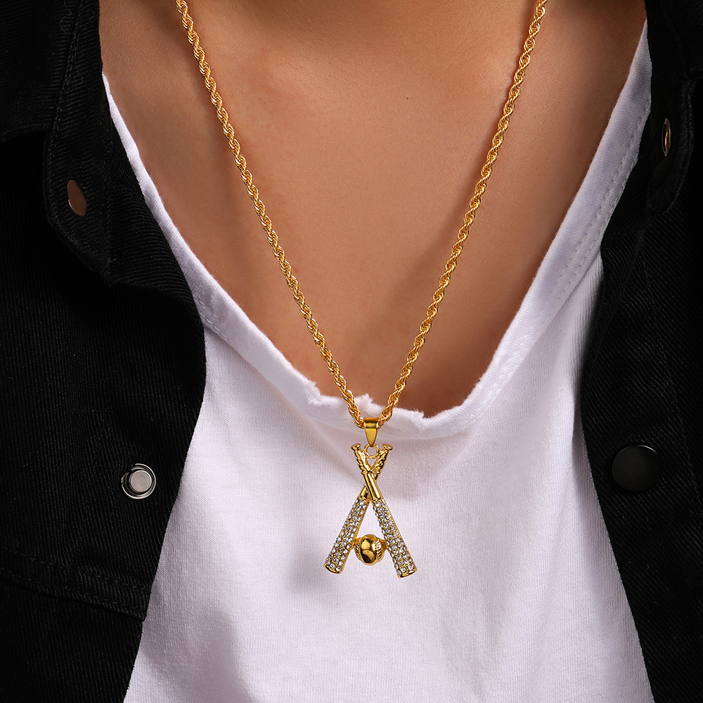 Baseball necklace